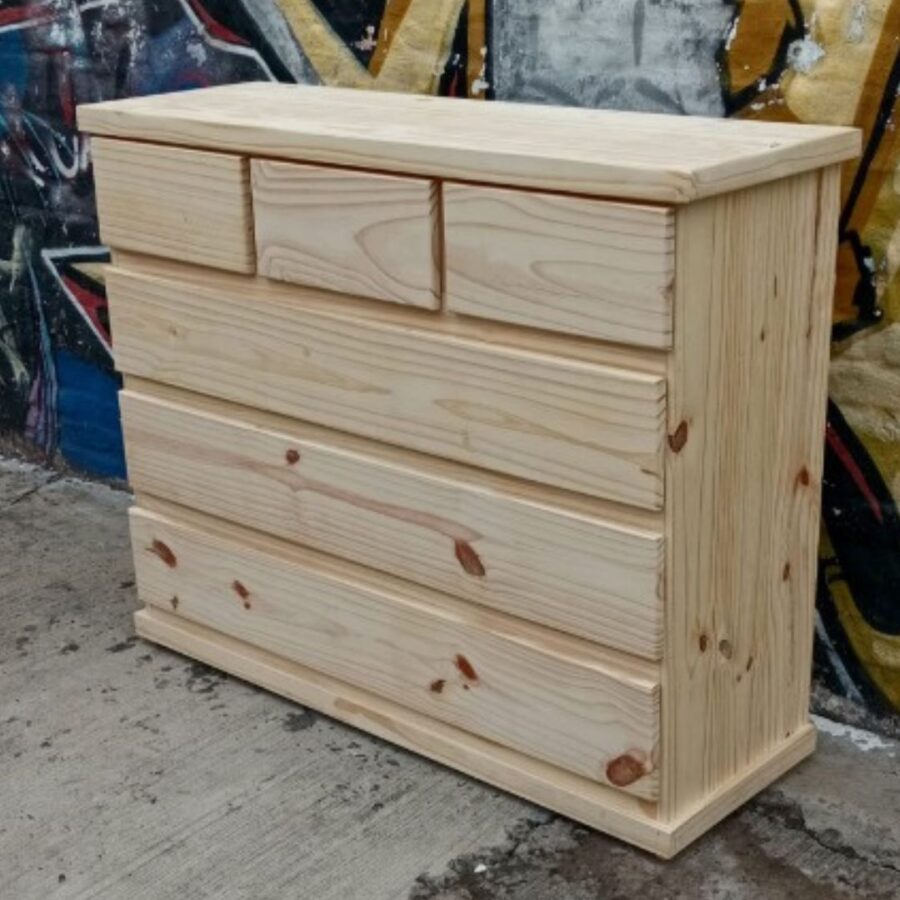 Cajonera De 6 Cajones  Macizo
