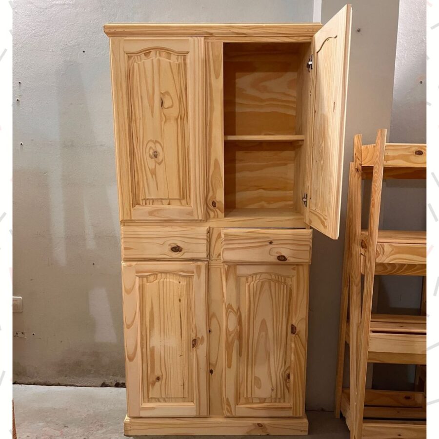 Mueble Tipo Dispensero De Pino Con Puertas