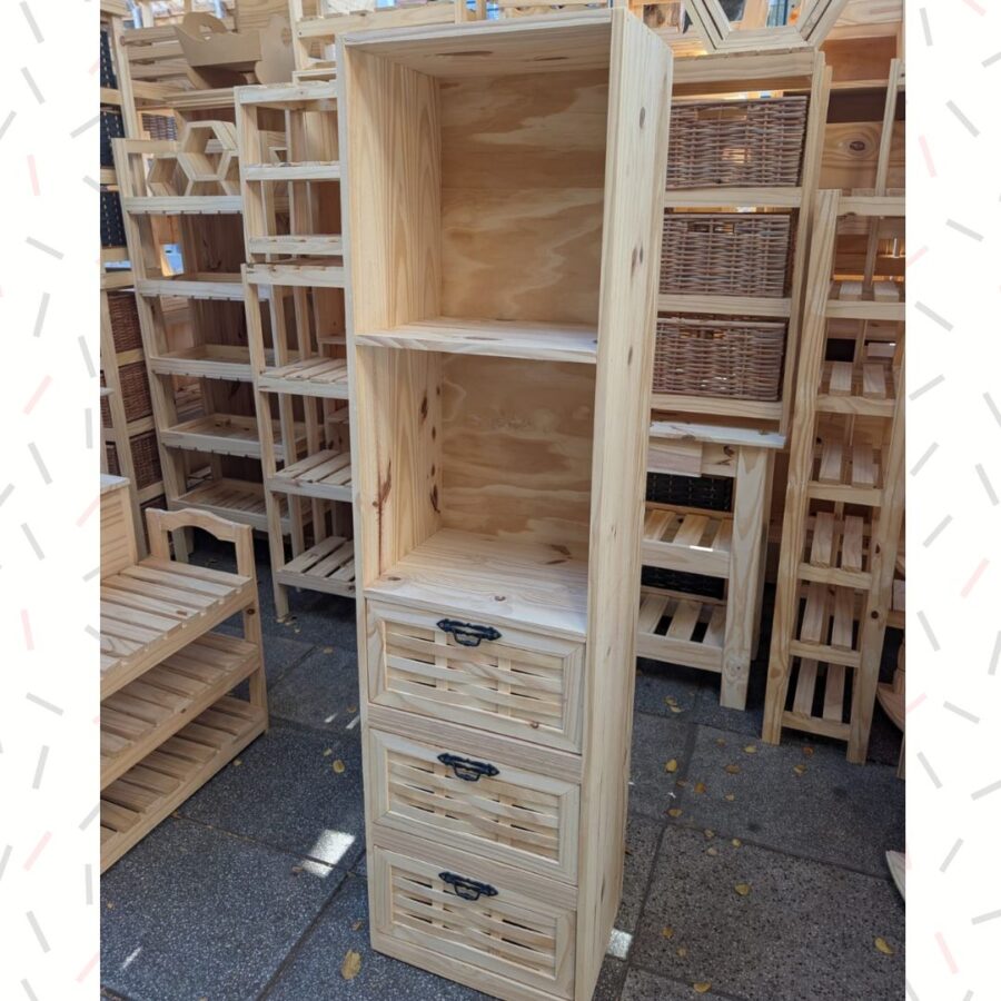 Estanteria Estilo Cubo Con Cajones