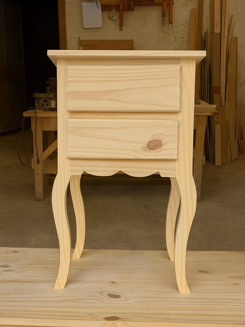 Mesa De Luz Vintage de Pino