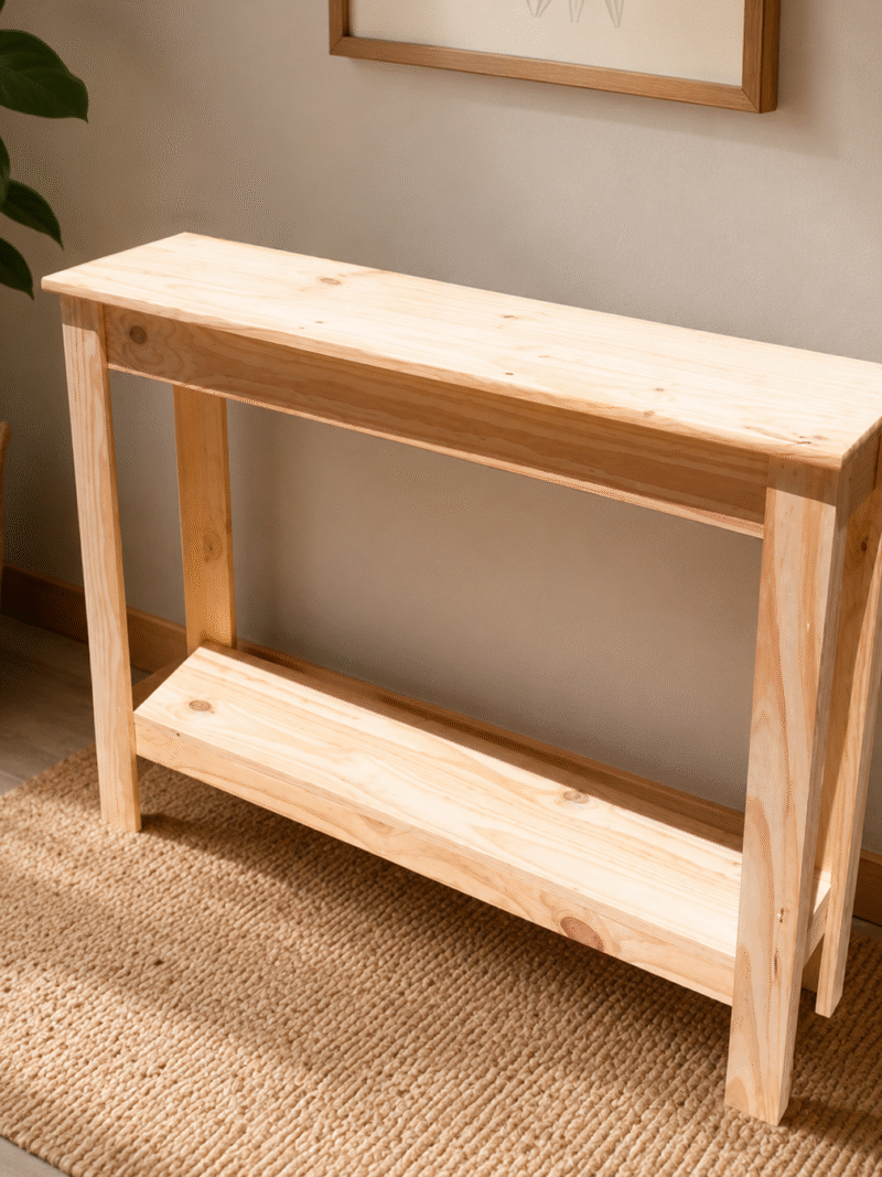 Mesa De Arrime En Pino