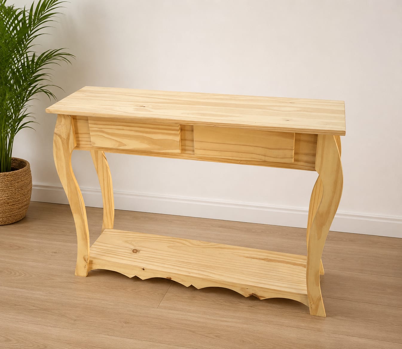 Mesa De Arrime Con Cajones